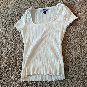 White patterned shirt